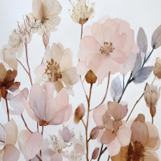 Papier peint photo fleurs des champs bohème chambre à coucher salon papier peint intissé