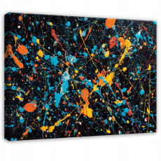 Peinture abstraite, peinture artistique colorée pour chambre à coucher ou salon, sur toile 120x80