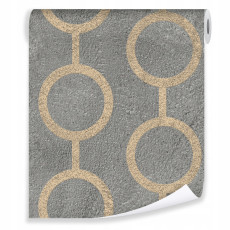 Papier peint géométrique 3D béton motifs de papier peint mural