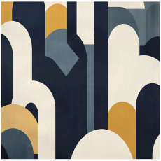 Papier peint abstrait art déco chambre à coucher salon papier peint intissé 250x175