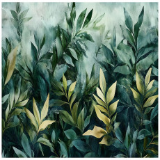 Papier peint photo feuilles vertes nature pour chambre à coucher salon papier peint mural 150x105