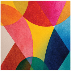 Papier peint abstrait art déco chambre à coucher salon papier peint intissé 150x105