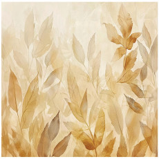 Papier peint photo feuilles dorées abstraction chambre à coucher salon papier peint intissé 400x280