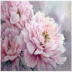 Papier peint fleurs pivoines bohème chambre salon papier peint intissé 250x175