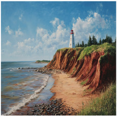 Papier peint photo océan phare nature chambre salon papier peint intissé 300x210