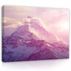 Image de montagne paysage sur toile murale grand format 120x80