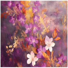 Papier peint floral rose et doré chambre à coucher salon papier peint intissé 400x280