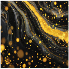 Papier peint marbre noir et doré pour chambre à coucher ou salon, papier peint intissé 250 x 175
