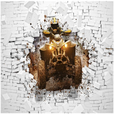 Papier peint photo quad 3D pour garçon joueur papier peint pour chambre d'enfant 150x105