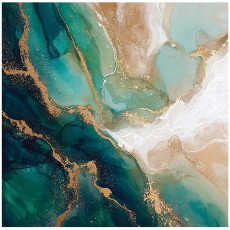 Papier peint marbre glamour doré chambre salon papier peint intissé 150x105