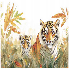 Papier peint pour enfants tigre animaux papier peint pour chambre d'enfant 350x250