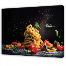 Tableau pour restaurant : plat de pâtes, pour cuisine ou salle à manger, sur toile, 40 x 30