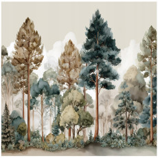 Papier peint pour enfants forêt arbres fille papier peint pour enfants 400x280