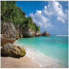 Papier peint photo plage océan paysage chambre salon papier peint intissé 200x140