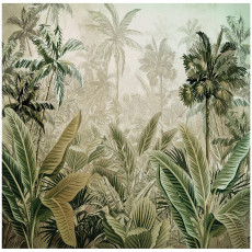 Papier peint jungle forêt tropicale feuilles pour salon chambre à coucher papier peint 350x250