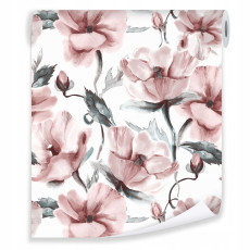 Papier peint fleurs pivoines 3D chambre à coucher papiers peints muraux