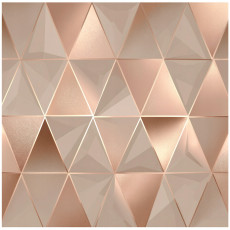 Papier peint abstrait 3D rose doré pour la chambre à coucher ou le salon 250x175