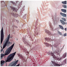 Papier peint feuilles de fougère nature chambre salon papier peint intissé 300x210