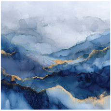 Papier peint marbre abstraction doré chambre salon papier peint intissé 350x250