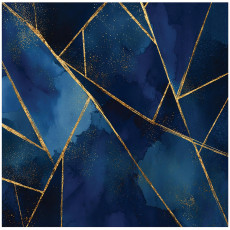 Papier peint marbre bleu doré chambre salon papier peint intissé 350x250