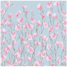 Papier peint photo fleurs roses prairie chambre salon papier peint intissé 200x140