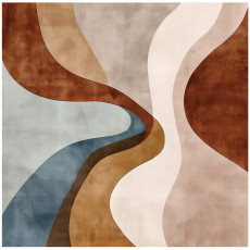 Papier peint art déco abstraction chambre à coucher salon papier peint intissé 300x210