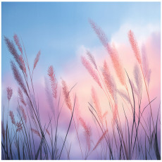 Papier peint photo herbe de pampa nature chambre salon papier peint intissé 350x250