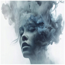 Papier peint femme visage abstraction pour la chambre à coucher salon 150x105