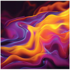 Papier peint abstrait 3D vague chambre salon papier peint intissé 150x105