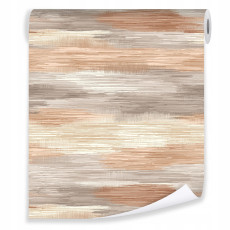 Papier peint beige abstrait à structure sur intissé pour salon et chambre à coucher