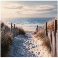 Papier peint photo plage mer sable nature pour mur chambre salon 200x140
