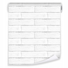 Papier peint brique blanche papier peint mural 3D effet + colle