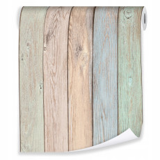 Papier peint sur intissé vieilles planches 3D bois 10 m