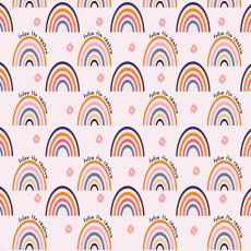 Papier peint mural bohème à motifs arc-en-ciel pour chambre d'enfant