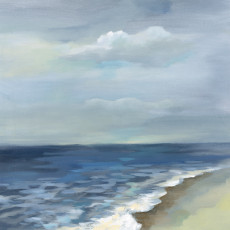 Papier peint mural « Océan, plage et vagues » pour le salon