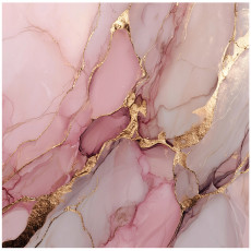 Papier peint marbré doré et rose pour chambre à coucher ou salon, papier peint intissé, 400 x 280 cm