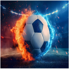 Papier peint football 3D pour garçon Papier peint pour adolescent 250x175