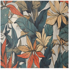 Papier peint abstrait feuilles chambre salon papier peint intissé 250x175