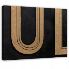 Tableau abstrait structure art déco pour chambre à coucher salon sur toile 40x30