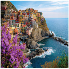 Papier peint photo ville océan fleurs chambre salon papier peint intissé 150x105