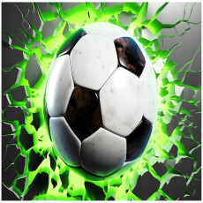 Papier peint football 3D pour garçon Papier peint pour adolescents 250x175
