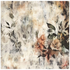 Papier peint photo fleurs vintage béton beige pour chambre à coucher salon papier peint 300x210