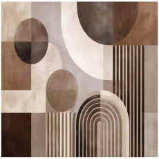 Papier peint art déco abstraction chambre à coucher salon papier peint intissé 350x250