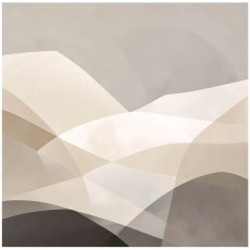 Papier peint abstrait beige bohème pour chambre ou salon, papier peint intissé 250 x 175