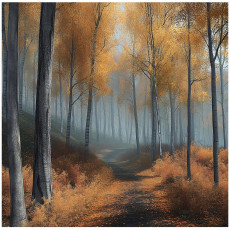 Papier peint 3D forêt arbres nature chambre salon papier peint intissé 250x175