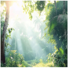 Papier peint photo forêt arbres nature chambre salon papier peint intissé 250x175