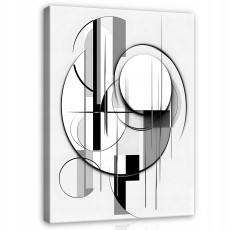 Peinture abstraite moderne représentant des silhouettes sur toile pour chambre à coucher ou salon, 120 x 80 cm