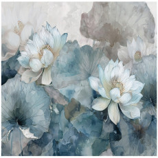 Papier peint photo fleurs béton loft abstraction pour mur chambre salon 250x175