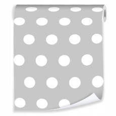 Papier peint à pois, papier peint mural 10 m