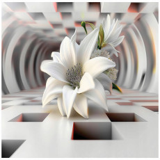 Papier peint photo fleurs 3D abstraction chambre à coucher salon papier peint intissé 400x280